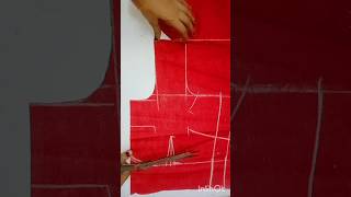 4 tucks blouse with belt cutting blouse stitching cutting [upl. by Ahsieyn]