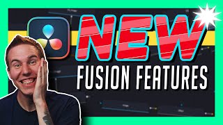 DaVinci Resolve 19  Top 5 New Features in Fusion [upl. by Alisun]