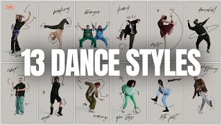 13 Dance Styles And How To Get Started  Back To Basics [upl. by Ybba842]