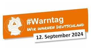 Warntag 2024 Ankündigung [upl. by Maryn]