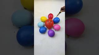 Mixing Color With Popping ⚠️🔥Balloons Reverse Video Asmrshorts short shortvideo asmrsatisfying [upl. by Kathlin]