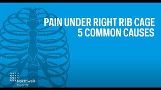 Common causes of pain under the right rib cage [upl. by Ortrude]