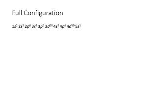 Full and Abbreviated Electron Configuration of Silver Ag [upl. by Greggs]