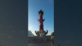 Ростральные колонны в Санкт Петербурге Rostral columns in St Petersburg санктпетербург [upl. by Ennobe]