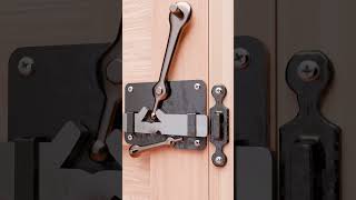 Simple door lock  sliding Iron Locks Inside Clip 21 [upl. by Ryley586]