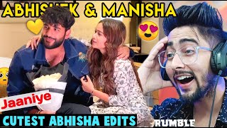 Abhishek Malhan amp Manisha Rani Abhisha Cutest Moments  Chanpreet Chahal [upl. by Kazue]