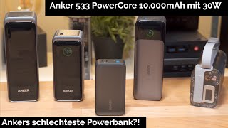 Enttäuschend Test Anker 533 PowerCore 10000mAh mit 30W [upl. by Jonathon]