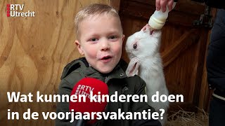 Wat kunnen kinderen in Utrecht doen in de voorjaarsvakantie  RTV Utrecht [upl. by Ahtenek]