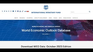 World Economic Outlook Database [upl. by Arad608]