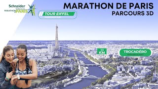 Marathon de Paris 2024  Le parcours dévoilé [upl. by Akemrehs]