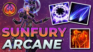 110 Sunfury Arcane Mage UPDATED Guide  ST amp AoE Rotations and Talent Builds  WoW The War Within [upl. by Rabi63]