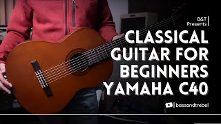 Classical Guitar for beginners Yamaha C40  Bass amp Treble Nepal [upl. by Siuol]