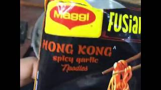 Fusian wali Maggi  Hong Kong Spicy Garlic Noodles  Veg Maggi Noodles [upl. by Asirret210]