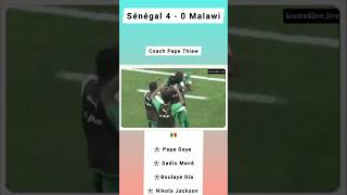 Martch Sénégal vs Malawi football [upl. by Ivad]