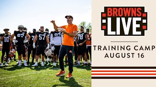 Browns Live Training Camp  Day 14 [upl. by Poland]