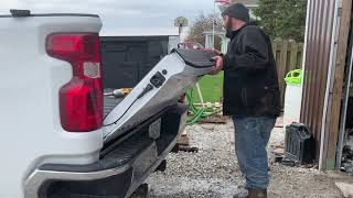 Removing tailgate 2020 Chevy Silverado [upl. by Corrianne]