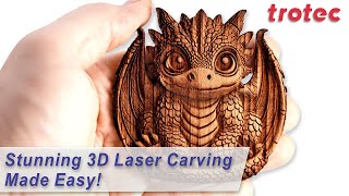 Deep Dive with Laser Dave Stunning 3D Laser Carving [upl. by Dode884]