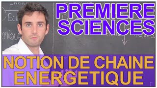 Notion de chaîne énergétique  Sciences 1ère ESL  Les Bons Profs [upl. by Urd520]