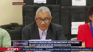 Eduardo Hidalgo sigue encabezando votaciones en ADP durante segundo boletín [upl. by Dobb497]