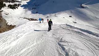 Chatel  Ski piste 29 lItinéraire [upl. by Nohj]