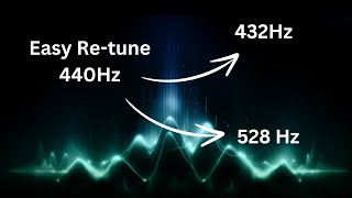 4 Ways To Convert 440 Hz Music to 432 hz or 528 hz [upl. by Eibloc630]