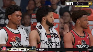 NBA 2K25  Pistons  Spurs  Play Now Online PS5 [upl. by Acilgna]