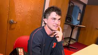 Luke Altmyer post game vs Nebraska [upl. by Yeniar]