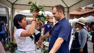 Unintentional ASMR Doña Blanca does a spiritual cleansing or quotLimpiaquot in Cuenca Ecuador [upl. by Athenian]