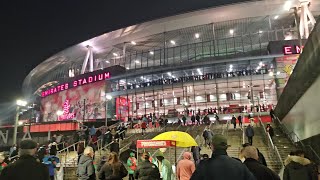 Arsenal vs PSG FIRST CHAMPIONS LEAGUE GAME EXPERIENCE [upl. by Siravrat]