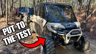 DEFENDER TRAIL TESTING…3 days of putting our can ams to the test at Carolina Adventure World [upl. by Dlareme234]