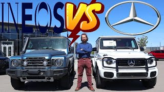 They Even Have The Same Engine 2025 Mercedes G550 vs Ineos Grenadier [upl. by Htiekal]