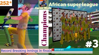 Record Breaking Innings in Final WCC2 Career mode gameplay Part 3 Jai Kinetic Gaming [upl. by Ticon]