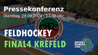 Pressekonferenz Feldhockey Final4 2025 in Krefeld [upl. by Urbana]