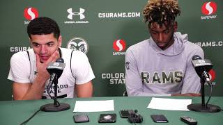 CSU Basketball M Press Conference 201819 Southern Illinois [upl. by Grados888]