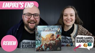 Empires End  Board Game Review [upl. by Sacci687]