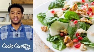 How to Make Spinach Salad with Gorgonzola and Pear [upl. by Randell]