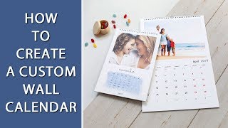 How to Create a Custom Wall Calendar  📆 200 Calendar Templates [upl. by Renaldo]