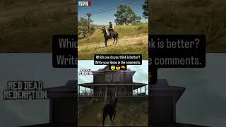 Rdr2 🤠Vs Rdr1 ❤️rdr2 rdr [upl. by Ttezil303]