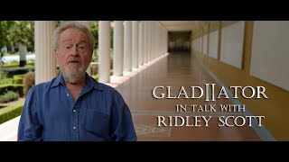 RIDLEY SCOTT ABOUT GLADIATOR 2 [upl. by Atirehs984]