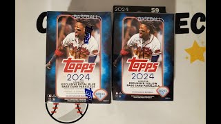 Opening Topps 2024 Series 1 Blaster and Hanger boxes [upl. by Orvah]