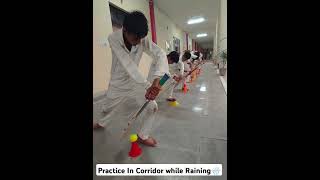 Practice Session in Corridor 🏏 cricket ipl cricketvideo cricketshorts drills sports [upl. by Anuahsat]