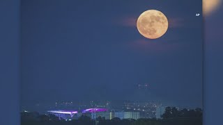 Catch a glimpse of the final supermoon of the year [upl. by Ajan]