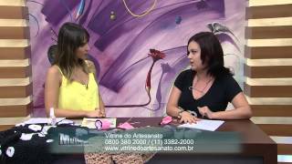 Mulhercom 09092014  Sapatinho de Bebe por Jaqueline Santos  Parte 1 [upl. by Ybrad]