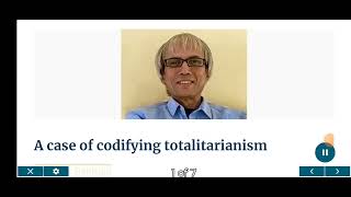 A case of codifying totalitarianism A Faizur Rahman [upl. by Chien20]