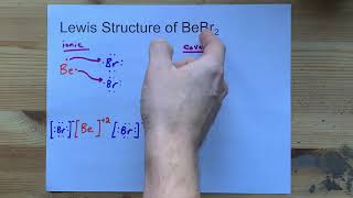 Lewis Structure of BeBr2 beryllium bromide [upl. by Schmidt]