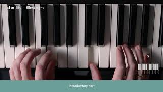 Silent Night  Piano Tutorial [upl. by Einre469]