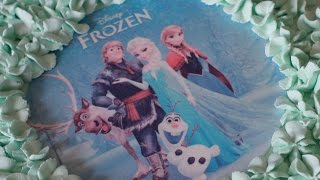 FROZEN Tort lodowy Kraina lodu Jak zrobić tort lodowy Tort z opłatkiem ELSA [upl. by Ahsieuqal977]