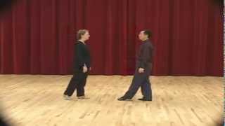 Beginner Cha Cha  The Basic Step Ballroom Dance Lesson [upl. by Nolubez902]