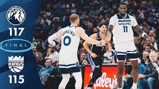 Minnesota Timberwolves Defeat the Kings 117115  102424 [upl. by Levinson]