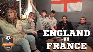 Worst Ref Ever  ENGLAND VS FRANCE  World Cup Qatar 2022  Family Goals Reaction [upl. by Nevs]